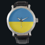 Montre Ukraine<br><div class="desc">Drapeau de l'Ukraine. У к р а ї а. Д е р ж а в и н</div>