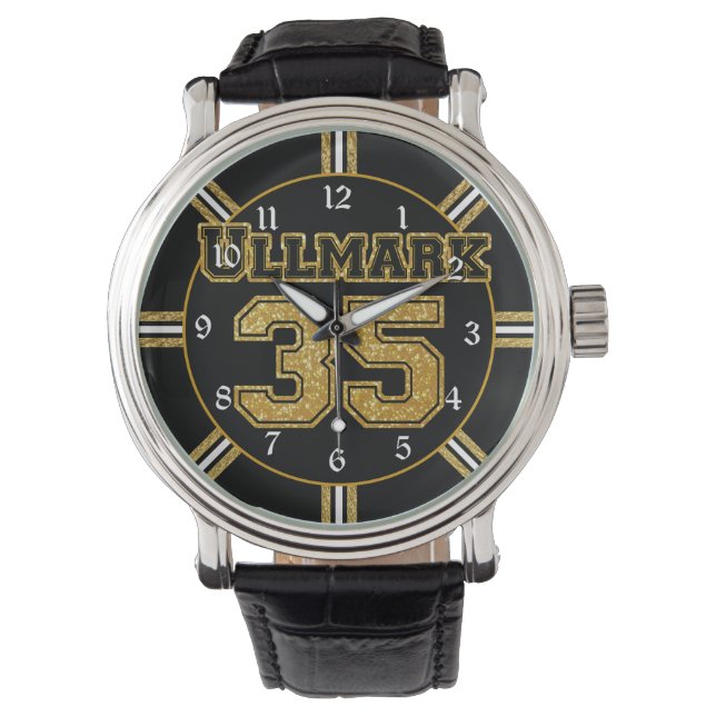 Montre Ullmark de hockey de Boston 35 (devant)