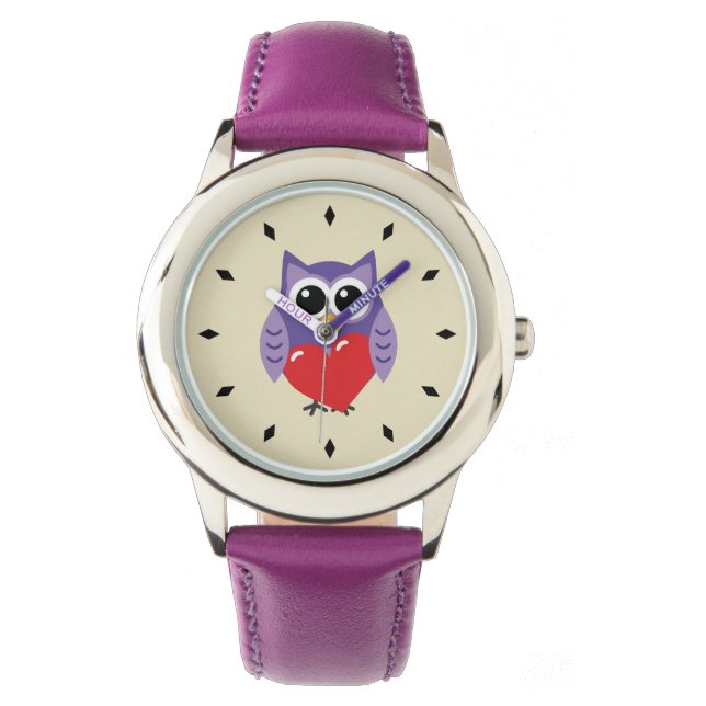 Montre Un amour de hibou (devant)