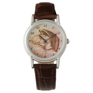 Montre Un Ange endormi sur les nuages des cieux en marmor