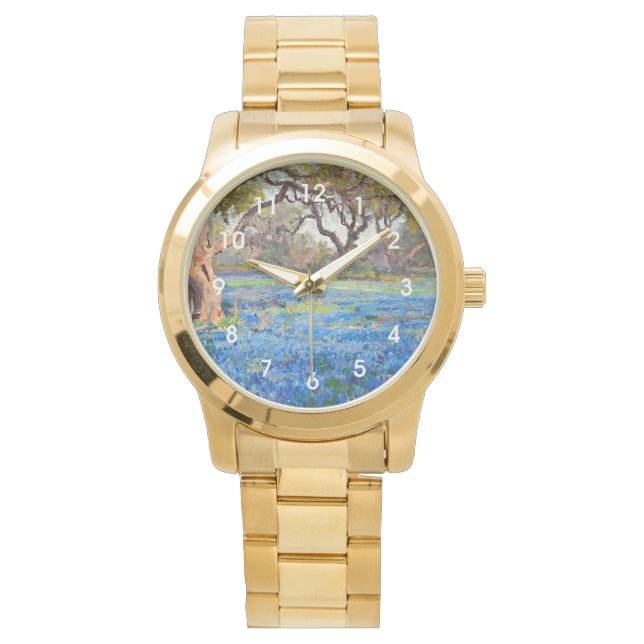 Montre Un champ de bleus à Alamo Heights, 1919, (devant)