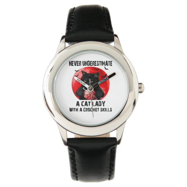 Montre Un chat Lady Garder Cadeau d'anniversaire pour vos (devant)