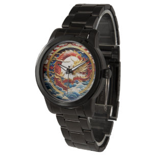 Montre Un dragon à souffle de feu intelligence artificiel
