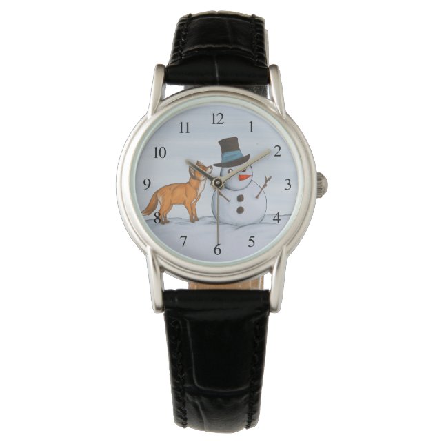 Montre Un Jour De Neige Calme (devant)