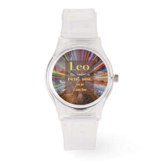 Montre  Un reloj- signo astrológico Leon/Leona