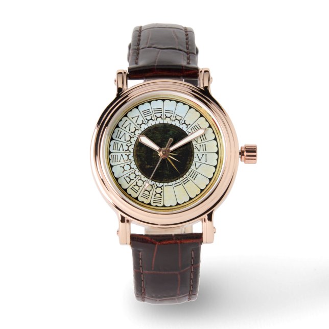MONTRE UN SOLEIL VERTICAL ET L'ENIGMA DES HEURES (Recto)