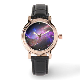 Montre Un Spectacle De Lumière Galactique En Galaxie Spir