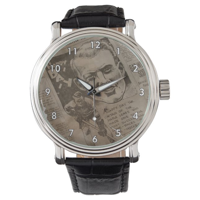 Montre Un très vieux journal (devant)