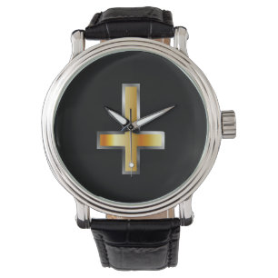 Montre Une croix inversée la croix de St Peter
