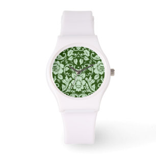 Montre Une damassé florale antique