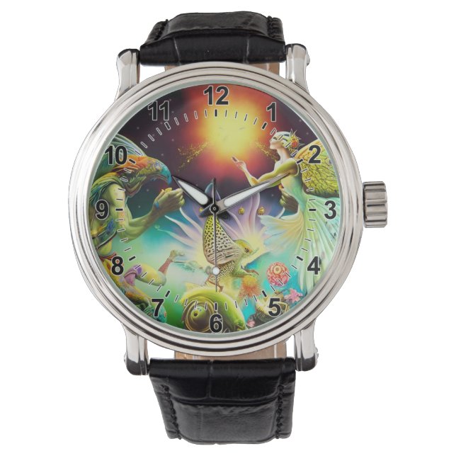 Montre Une époque de peinture à l'huile repensée (devant)
