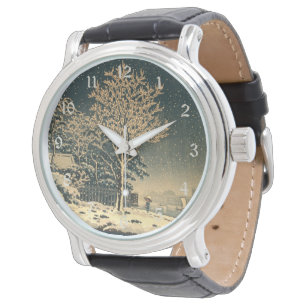 Montre Une journée d'hiver sur la rivière Sumida au Japon