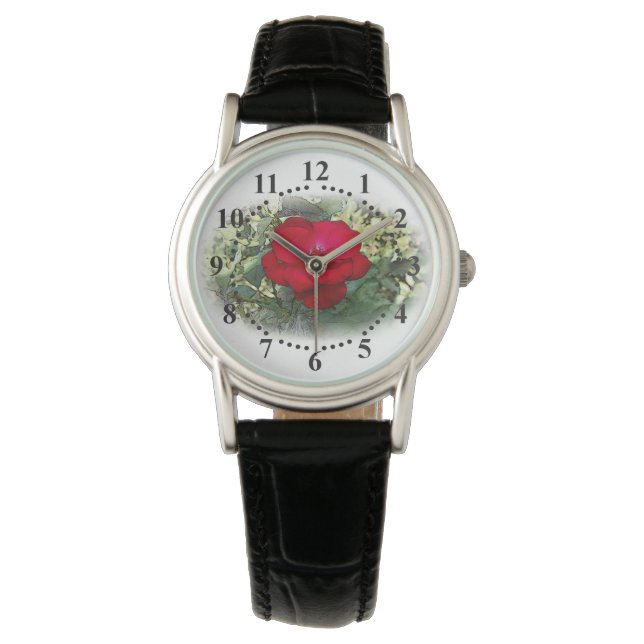 Montre Une rose solitaire (devant)