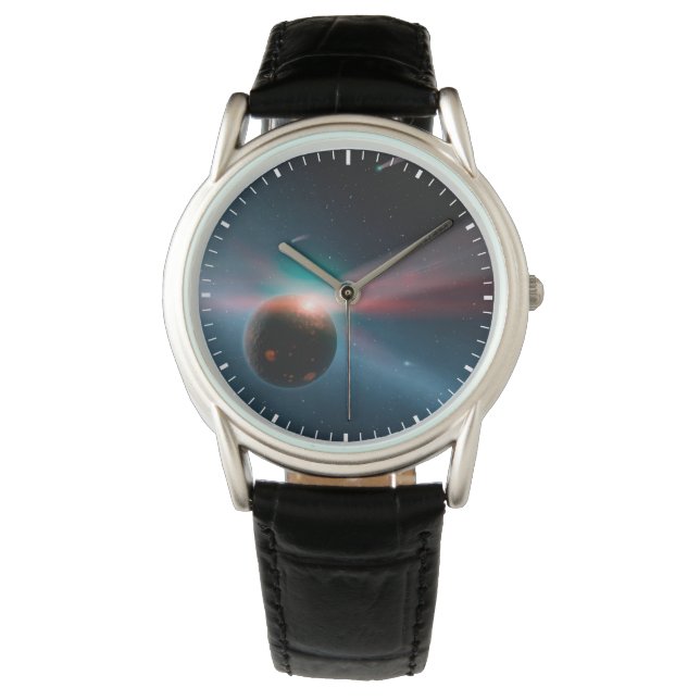 Montre Une Tempête De Comètes Dans Le Système Eta Corvi. (devant)