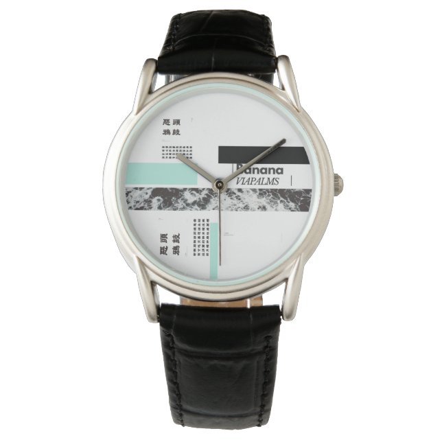 Montre Uni-Sex All Purpose Wrist Watch Banana| Via Palms (devant)