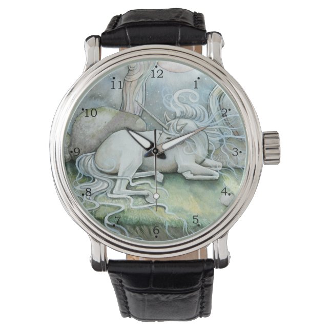 Montre Unicorn Imaginaire Art par Molly Harrison (devant)