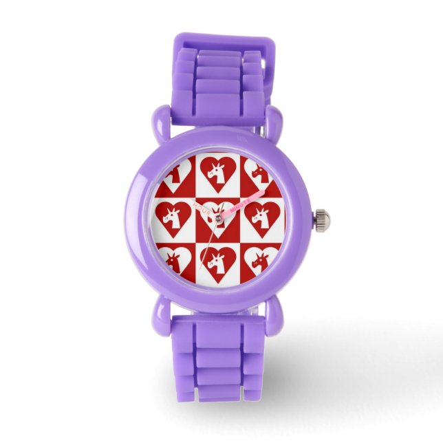Montre Unicorne du Coeur Rouge (Recto)