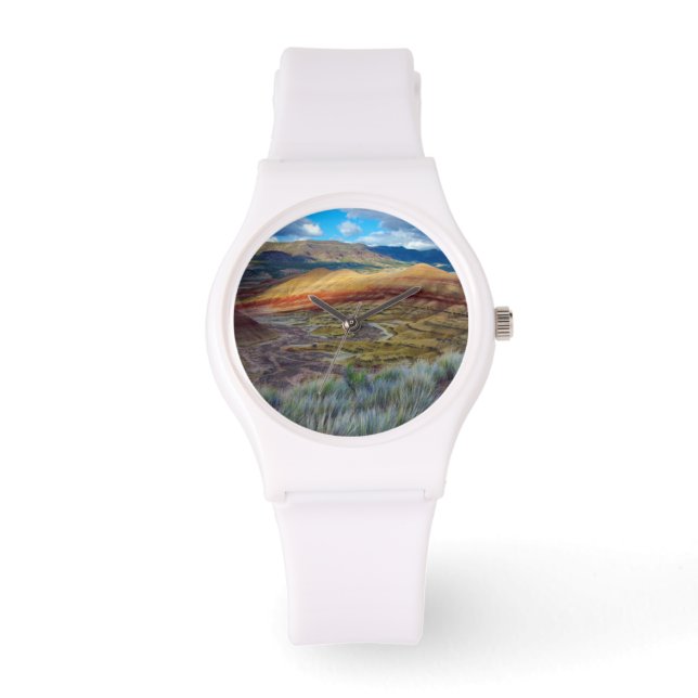 Montre USA, Oregon. Paysage Des Collines Peintes (Recto)