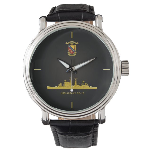 MONTRE USS ALBANY CG-10 WRIST WATCH (devant)