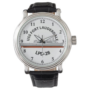 MONTRE USS FORT LAUDERDALE, LPD-28, SAN ANTONIO WATCH