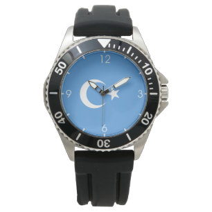 Montre Uyghur Flag of East Turkistan (Uyghuristan)
