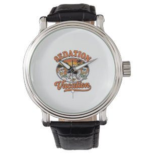 Montre Vacances sous sédation Design de chemise humoristi