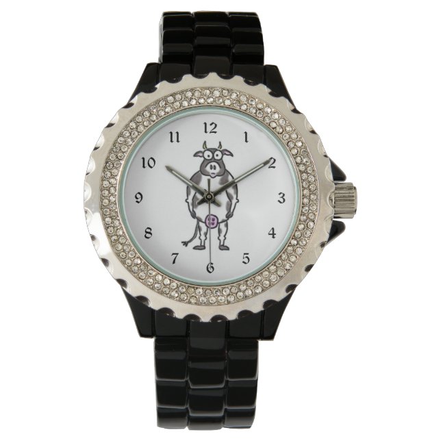 Montre Vache caricaturale (devant)