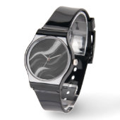 Montre Vague de Marbre Sombre (Angle)