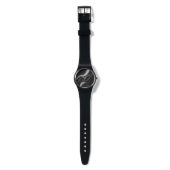 Montre Vague de Marbre Sombre (Sangle)