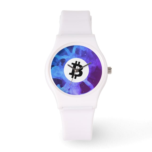 Montre Vague Pourpre Bitcoin (Recto)