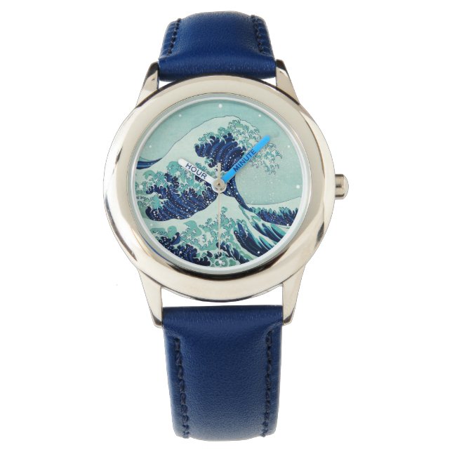 Montre Vagues bleues Hokusai (devant)