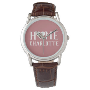 Montre Valentines Couple Heart Photo personnalisée person