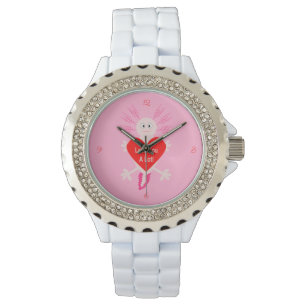Montre Valentines Jour Amour Coeur Axolotl
