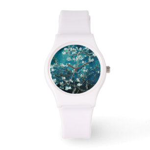 Montre Van Gogh Almond Blossoms : Turquoise foncé