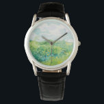Montre Van Gogh. Green Blé Fields Auvers. Impressionnisme<br><div class="desc">Montre Van Gogh "Green Wheat Fields,  Auvers".</div>