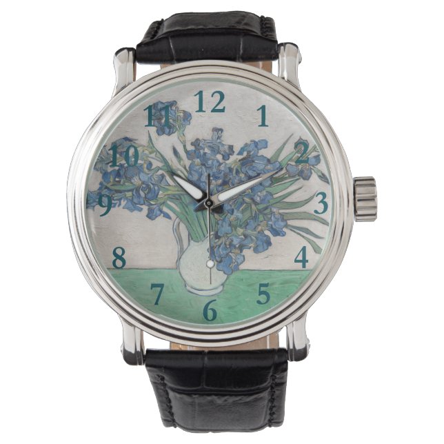 Montre Van Gogh Iris Vase Peinture Impressionnisme (devant)