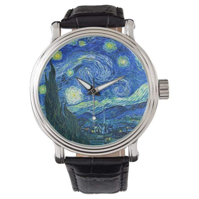 Montre Van Gogh nuit étoilée (devant)