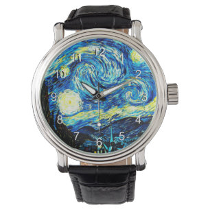 Montre Van Gogh : Nuit étoilée, célèbre peinture