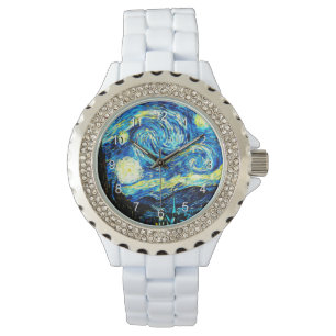 Montre Van Gogh : Nuit étoilée, célèbre peinture