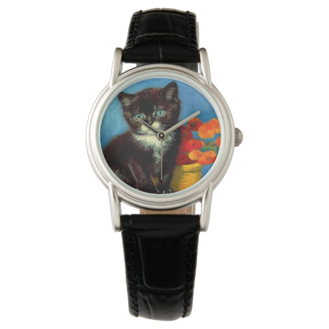 Montre Van Gogh Tuxedo Cat (devant)