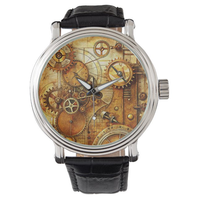 Montre Veille Art Steampunk (devant)