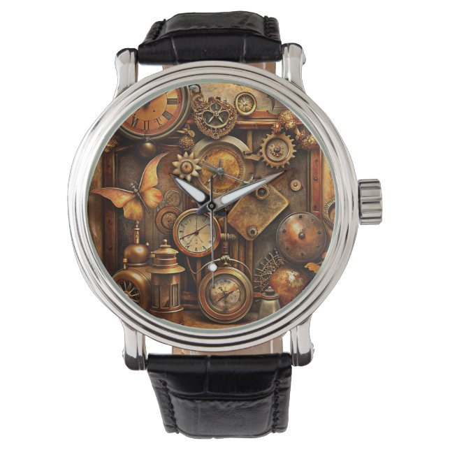 Montre Veille Art Steampunk (devant)