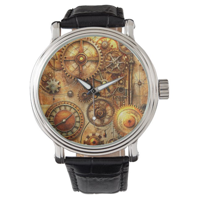 Montre Veille Art Steampunk (devant)