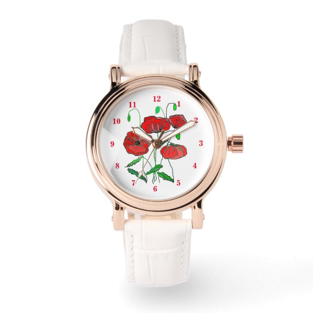 Montre Veille des Coquelicots (Recto)