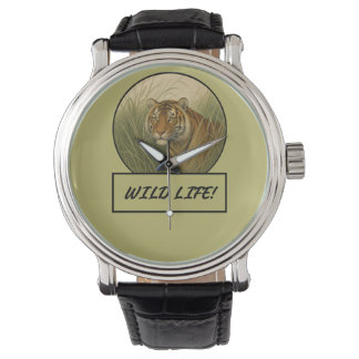 Montre Veille électronique du tigre du Bengale