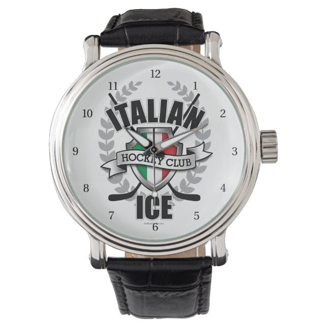 Montre Veille italienne de hockey sur glace (devant)