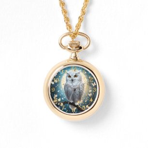 Montre Veille lunaire : Chouette blanche