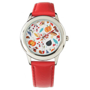 Montre Veille Motif d'automne