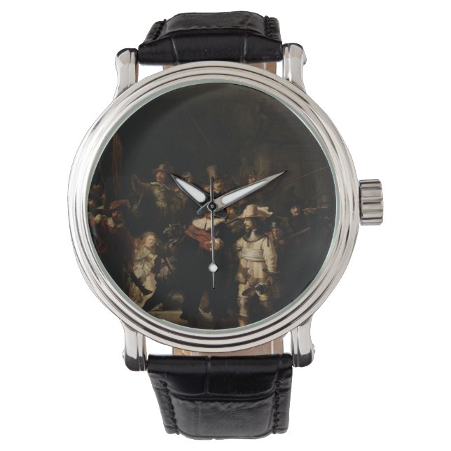 Montre Veille nocturne par Rembrandt (devant)