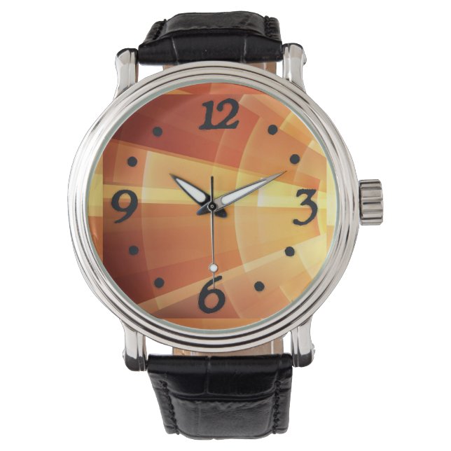 Montre Veille Orange Buddy (devant)